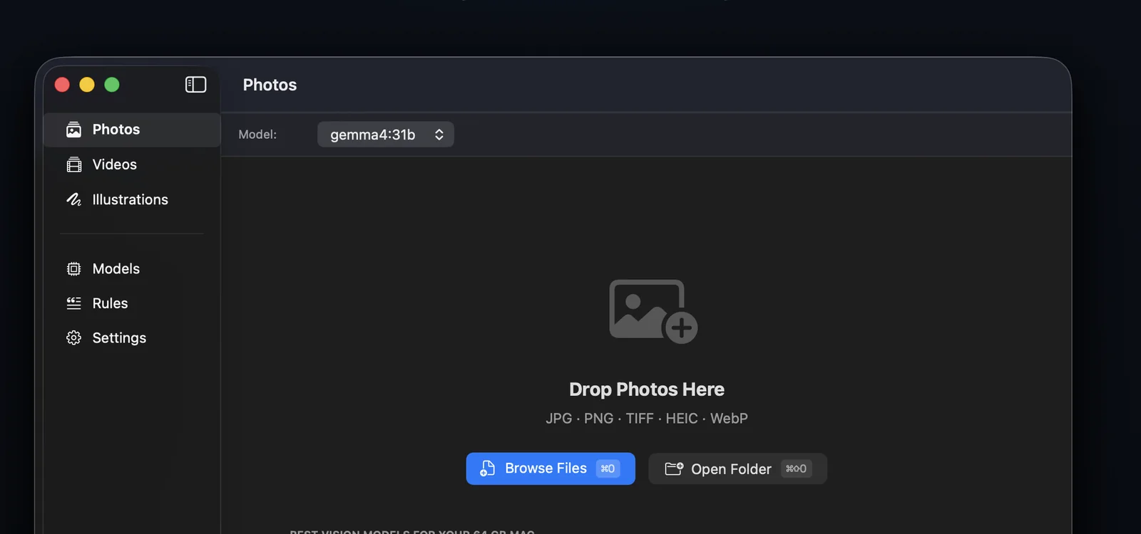StockMeta AI — Drop in a folder